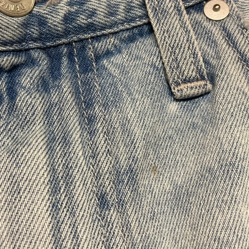 Madewell Luzon Wash Distressed Blue Baggy Flare Jeans Denim Size 31 - Picture 13 of 13